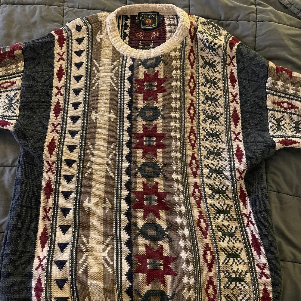 Chap's Ralph Lauren Men's Multicolor Sweater